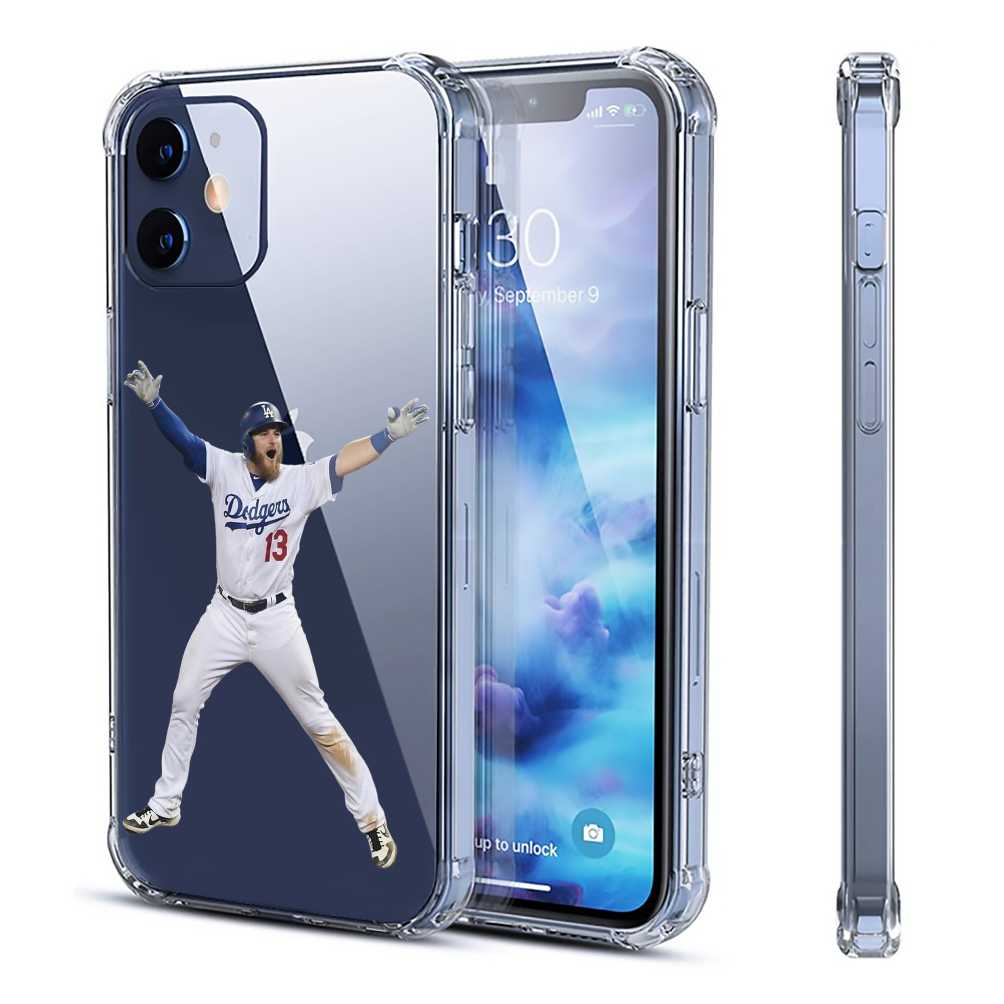  Clear IPhone 12 Case – Soft TPU With UV Print – Enhanced Drop Protection, Precise Fit, Anti-Fingerprint, Customizable Design, Scratch-Resistant, Yellow-Resistant